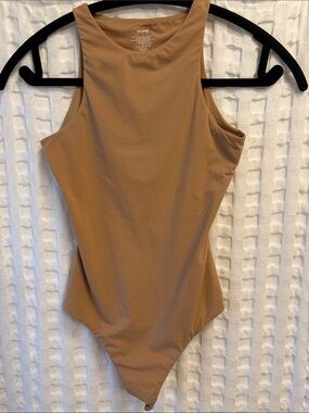 SKIMS Camel High-Neck Bodysuit